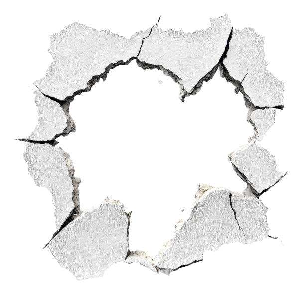 Broken Drywall PNG